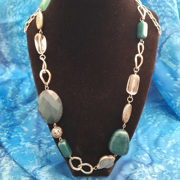 Teal Necklaces (2) - Picture 3 of 4